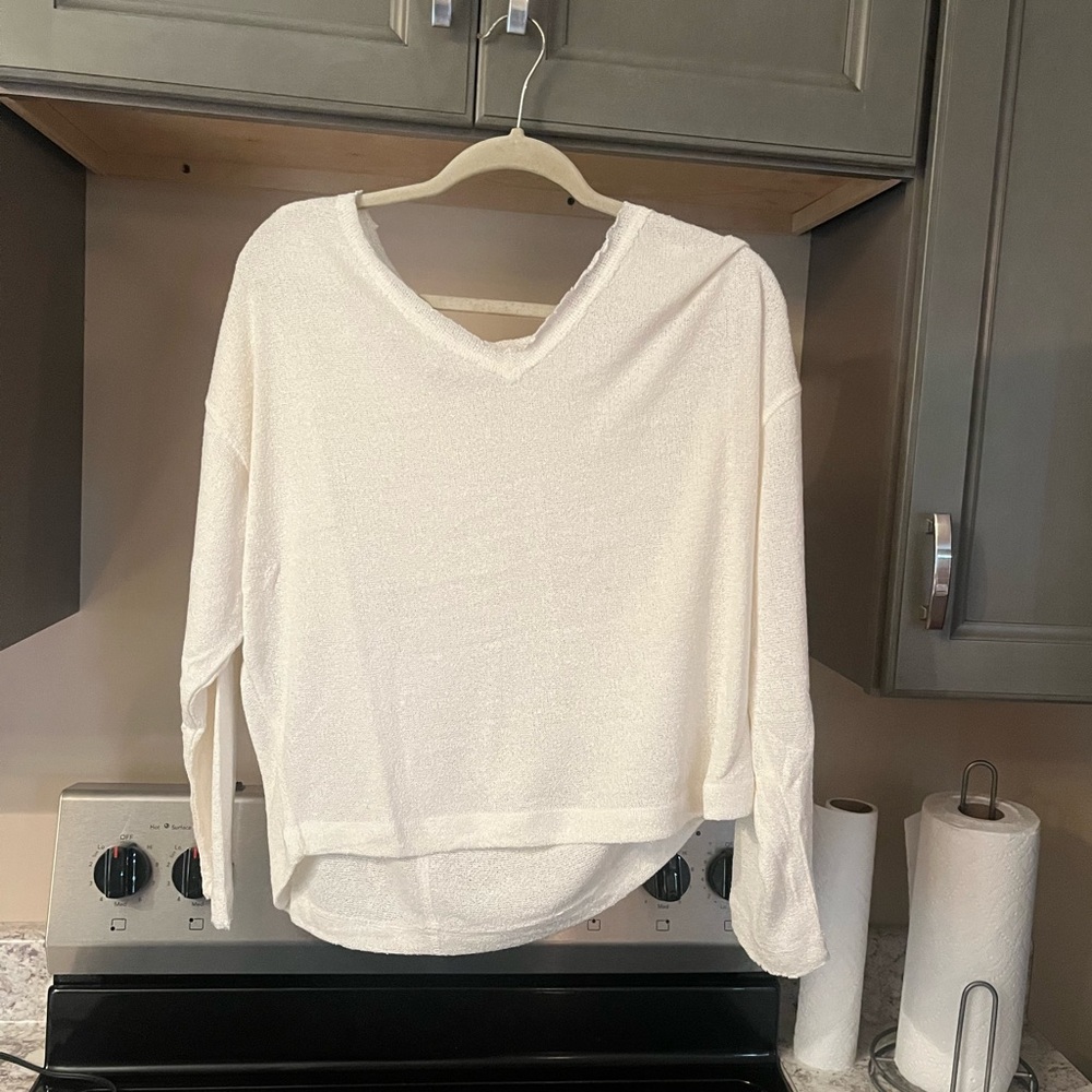 Ivory crop sweater